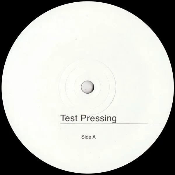 The Vacant Lots Interiors test pressing vinyle