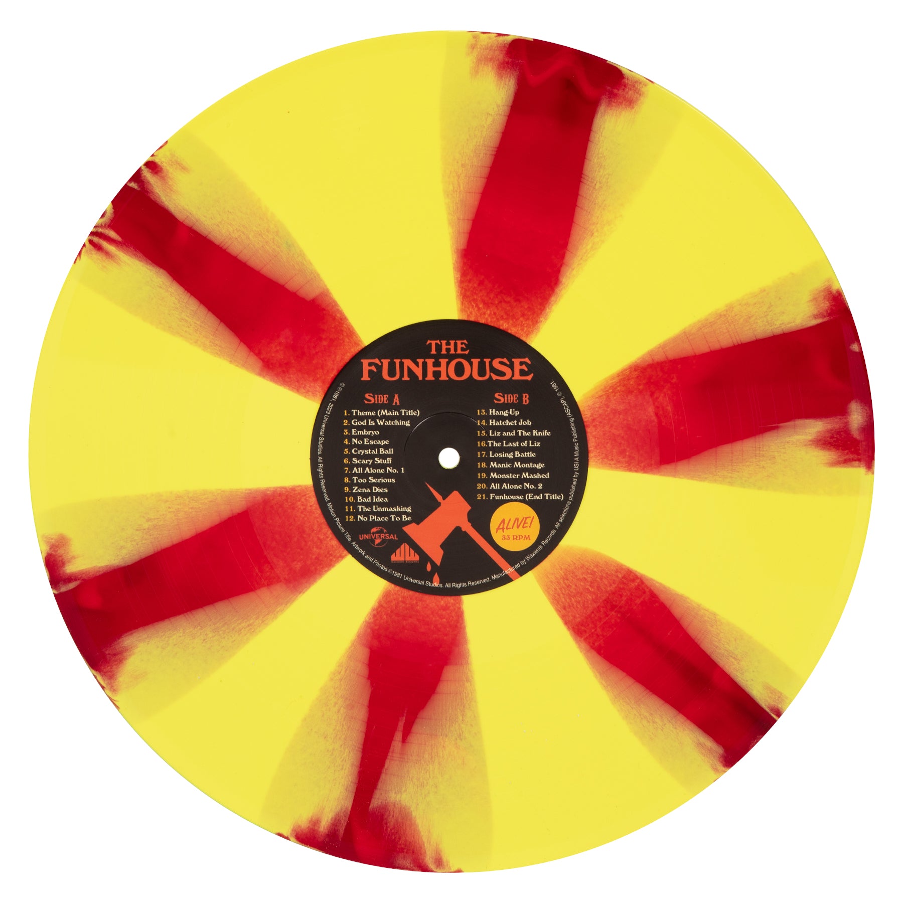 Waxwork Records The Funhouse vinyle double LP pinwheel