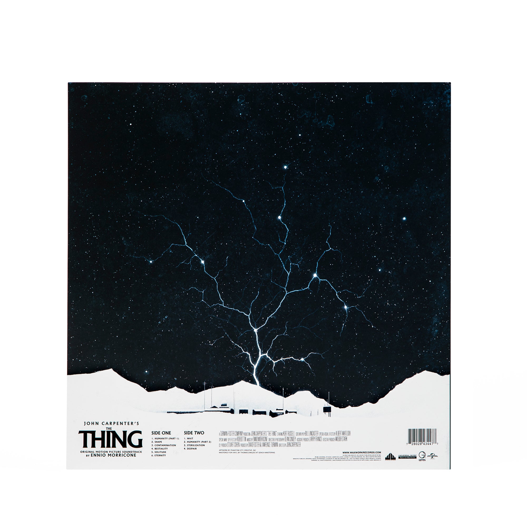 Waxwork Records The Thing vinyle couleur Trapped Under Ice