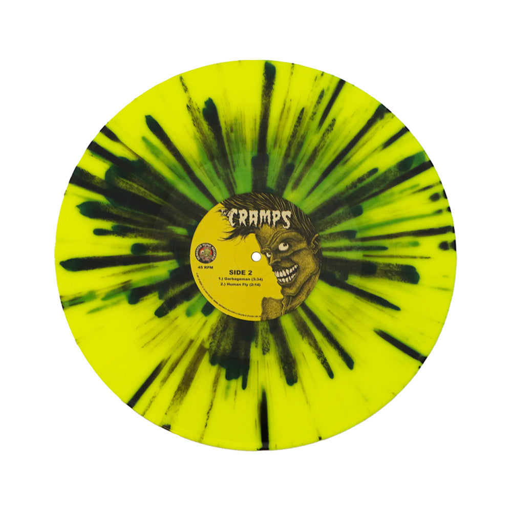 William Shatner Cramps Garbageman maxi 12" jaune splatter
