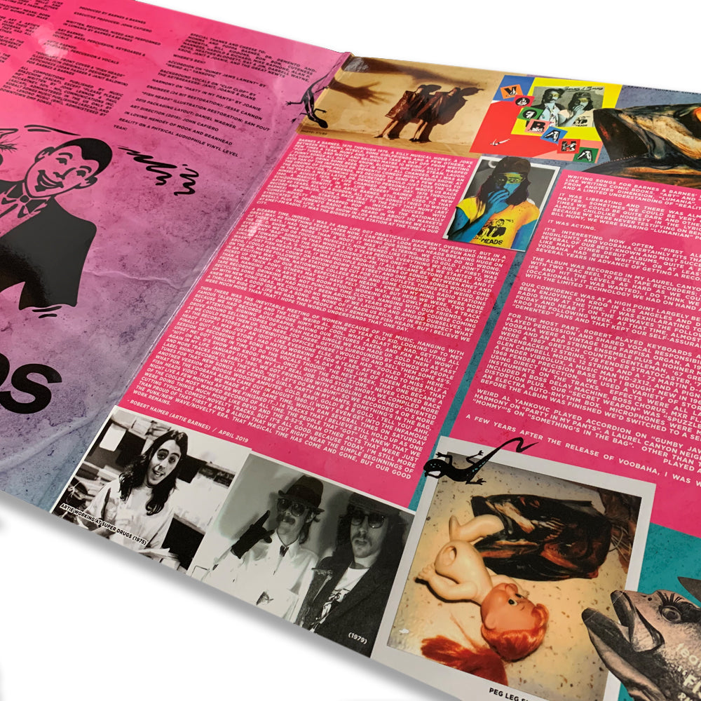 Barnes & Barnes Voobaha vinyle LP magenta néon