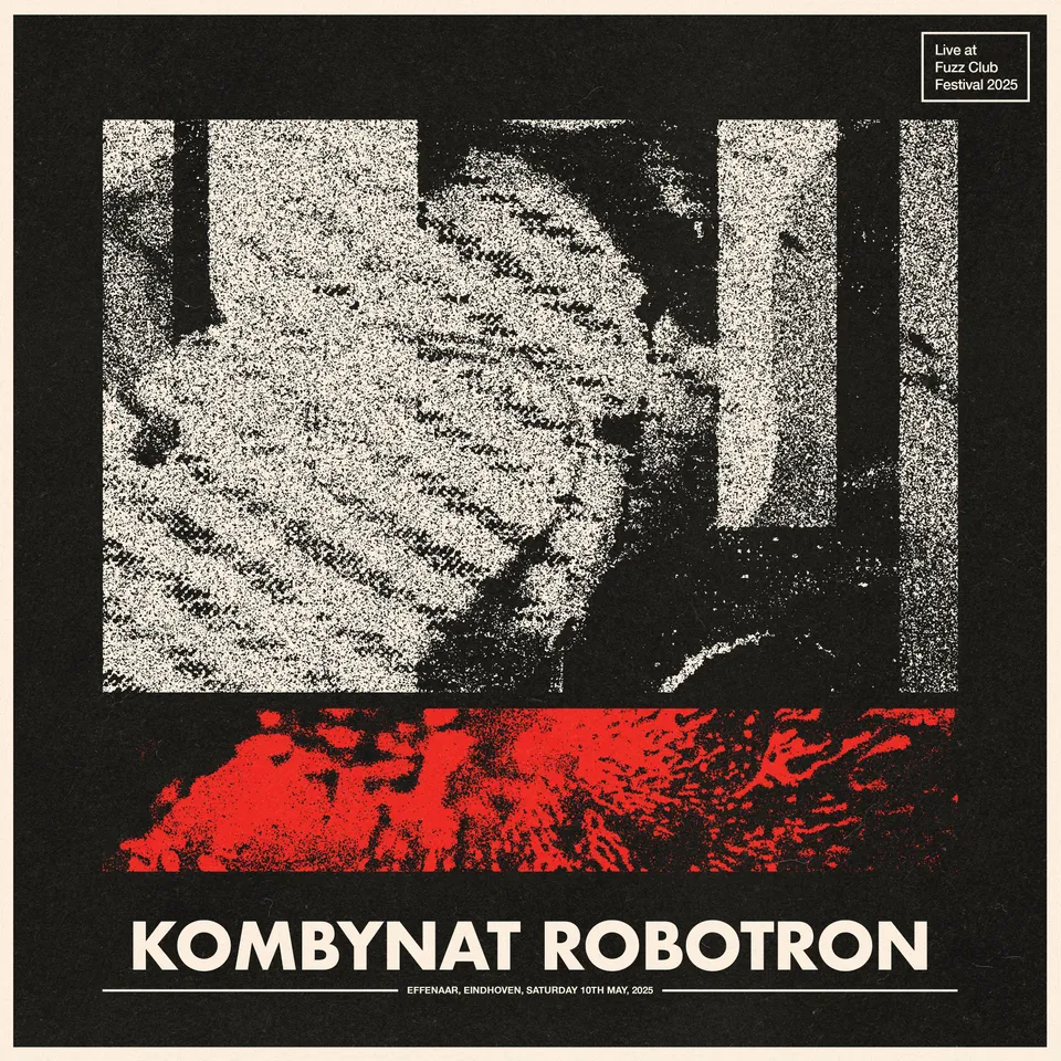 Kombynat Robotron Live At Fuzz Club Festival 25 vinyle rouge