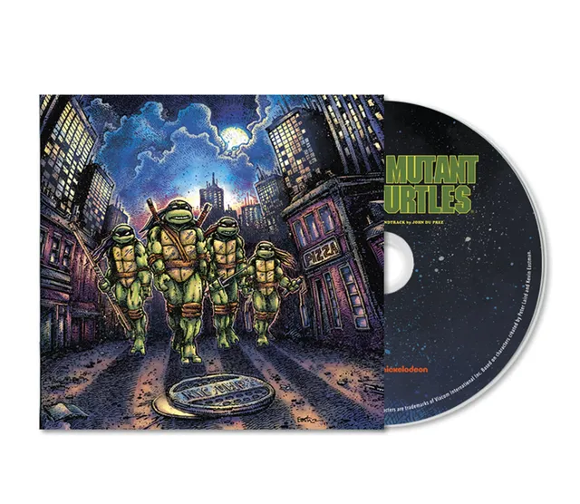 Waxwork Records Tortues Ninja CD BO film 1990 DuPrez