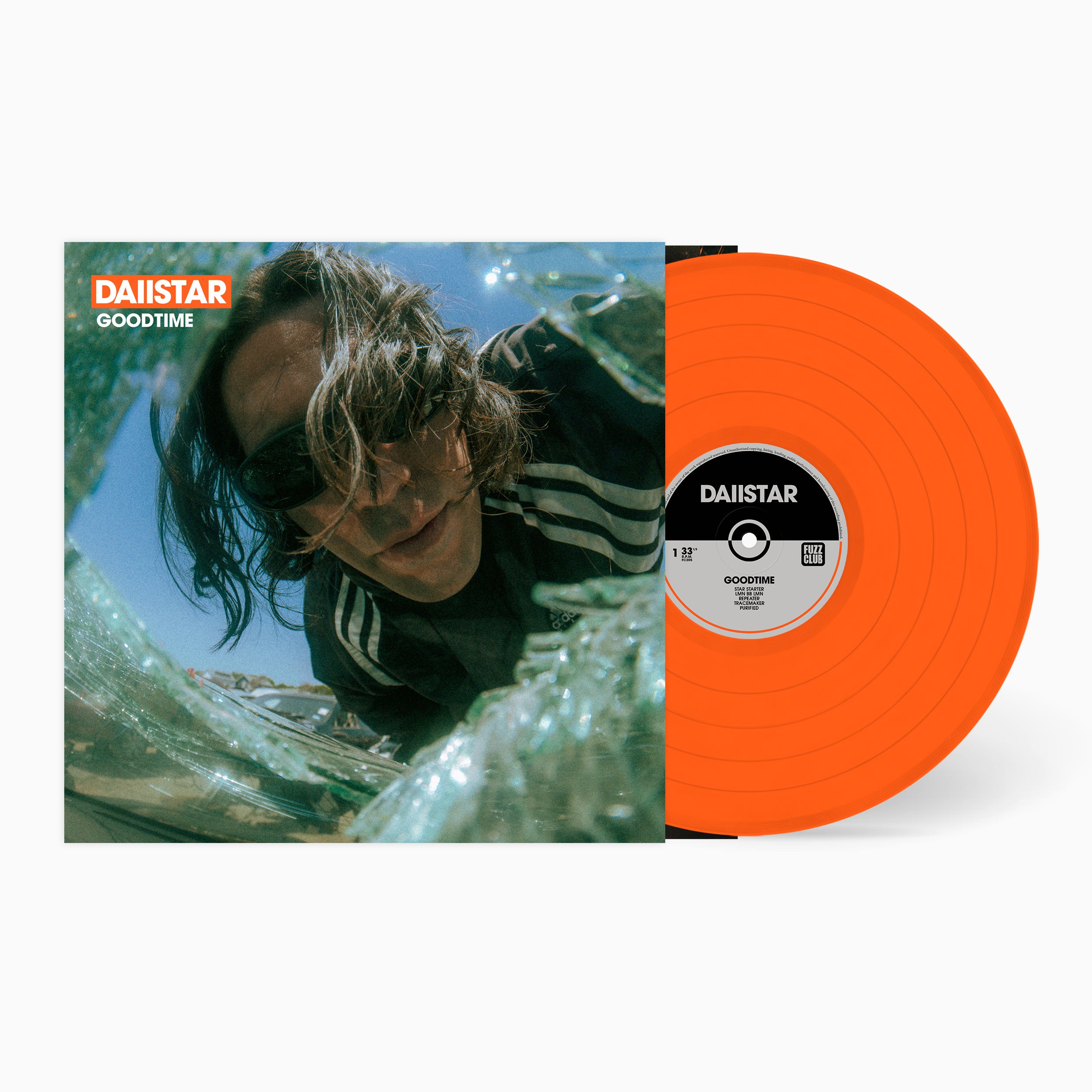 DAIISTAR Good Time vinyle swirl orange vert 140g