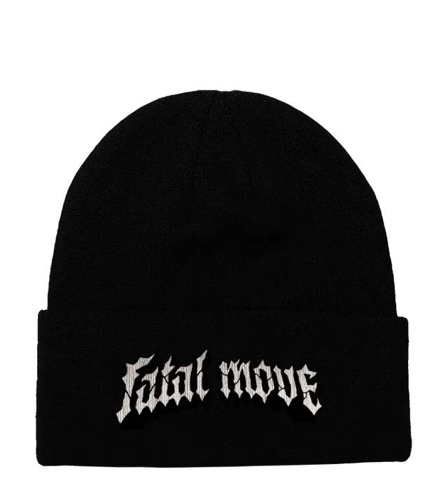 Fatal Move Logo Bonnet noir merchandising officiel