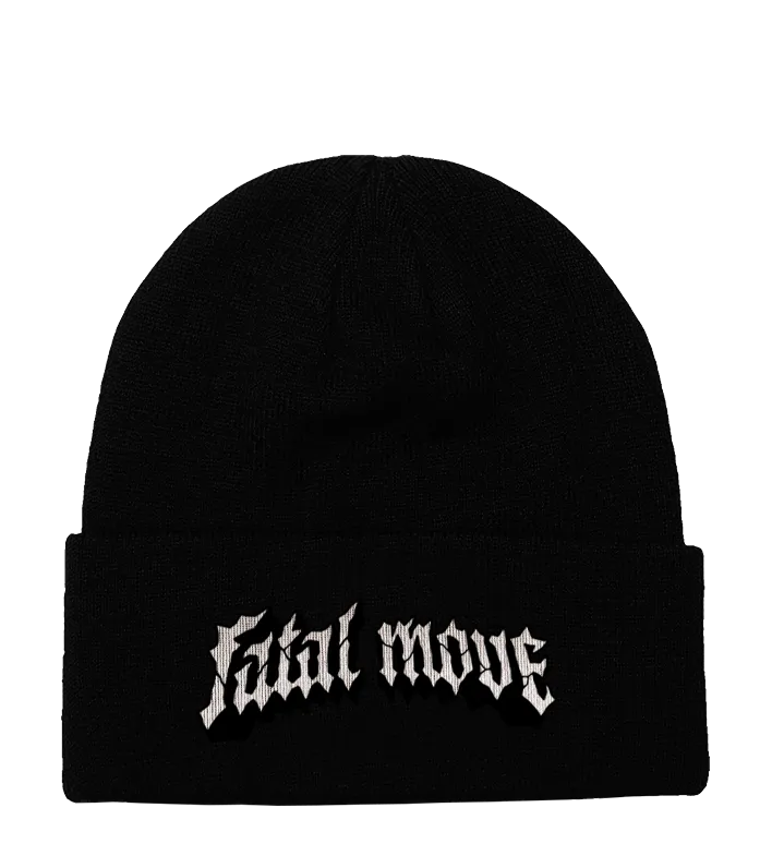 Fatal Move Logo Bonnet noir merchandising officiel