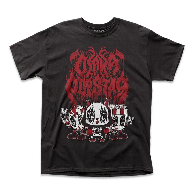 Demented Punk Kawaii Black Metal t-shirt noir Ear Candy