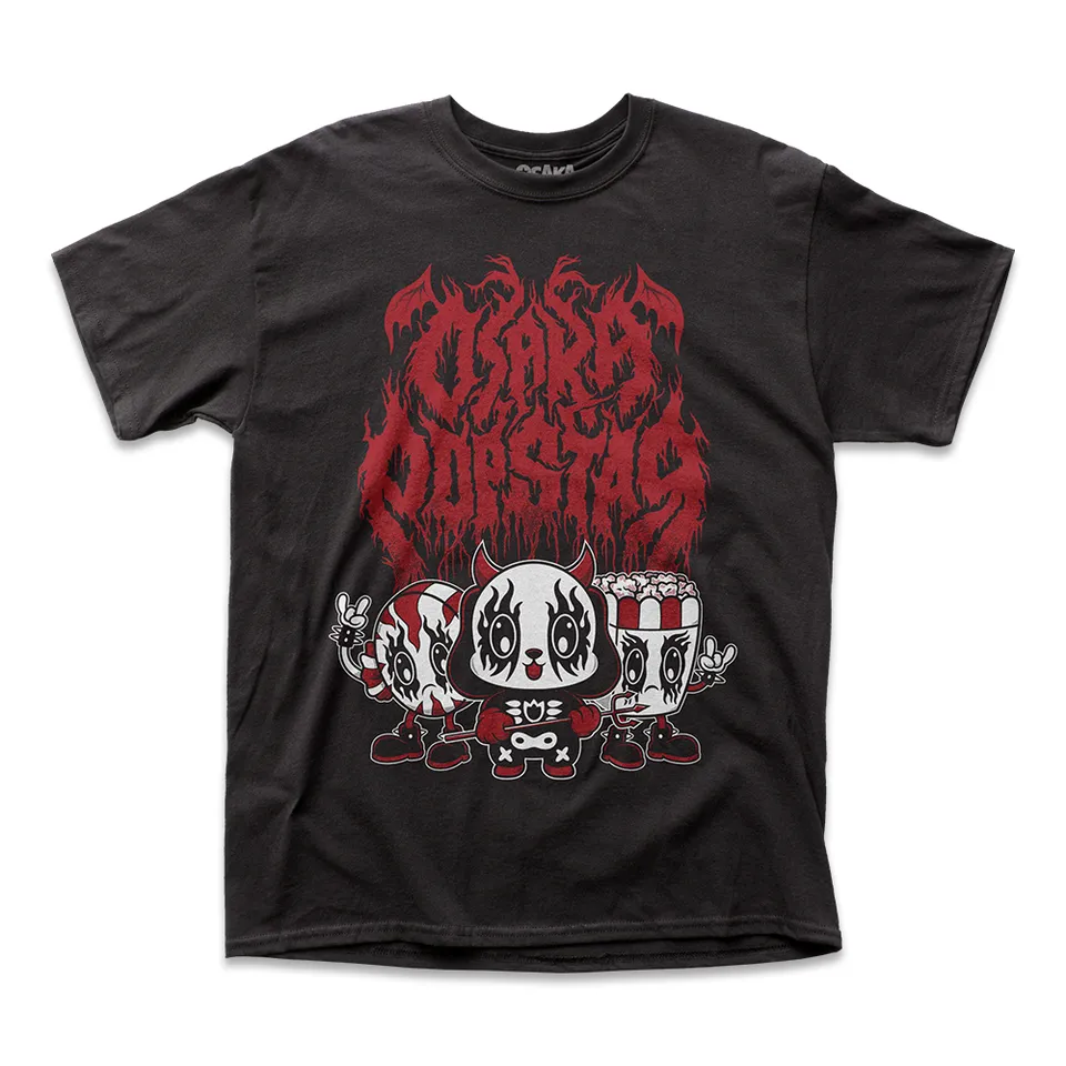 Demented Punk Kawaii Black Metal t-shirt noir Ear Candy