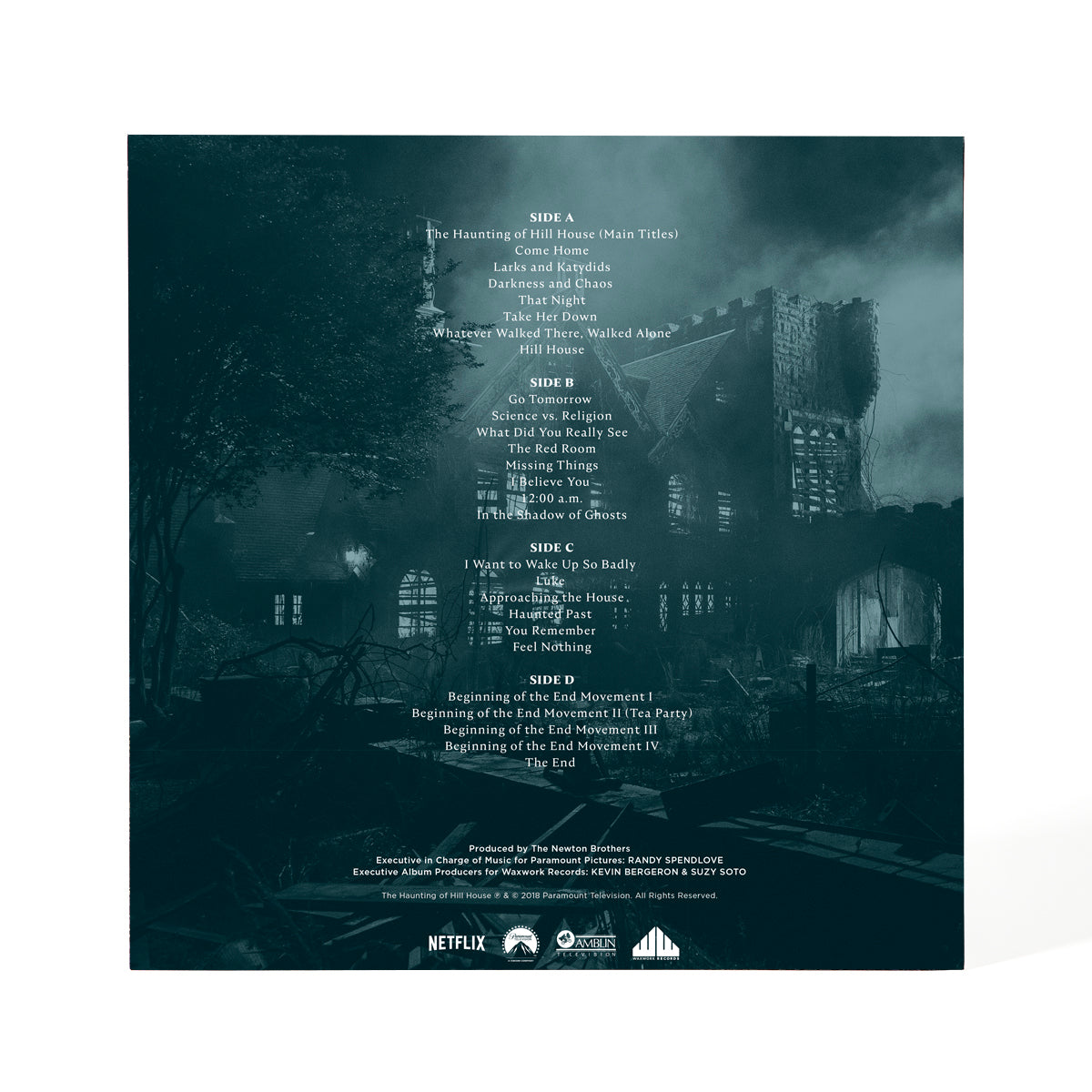 Waxwork Records Hill House vinyle Newton Brothers série