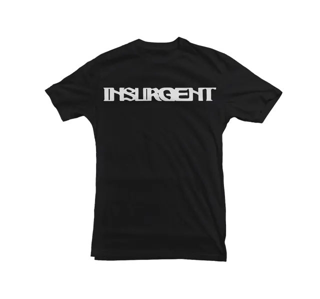 Insurgent Logo T-shirt noir 180 g/m² coton