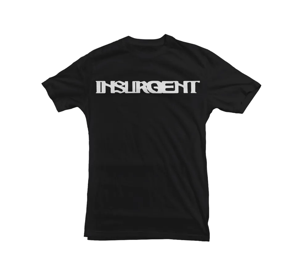 Insurgent Logo T-shirt noir 180 g/m² coton
