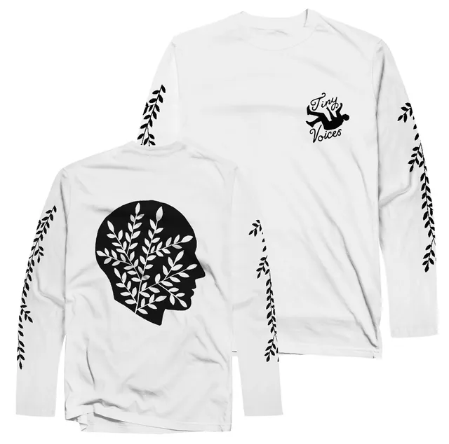 Tiny Voices Erosion Longsleeve blanc coton bio