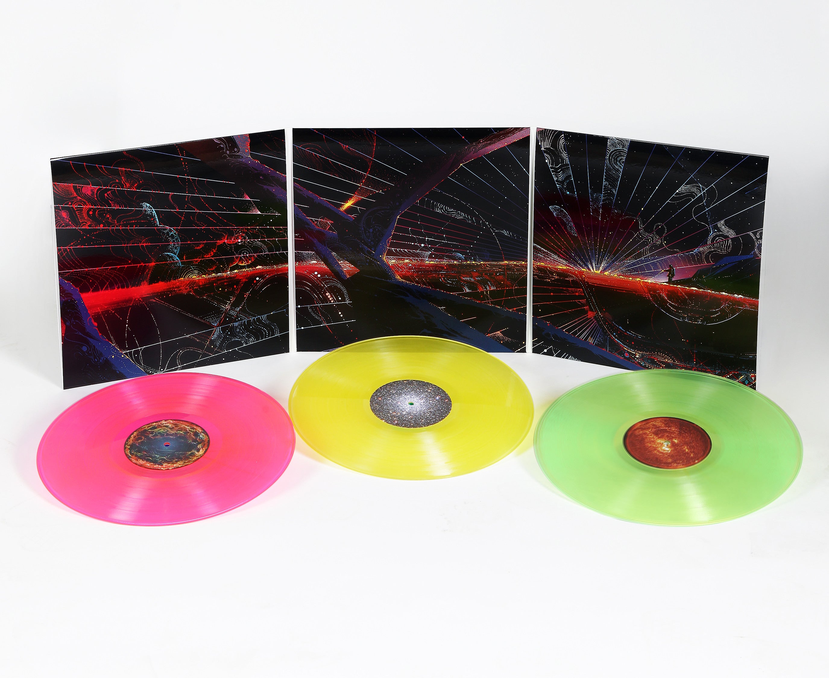 Waxwork Pilotpriest Original Soundtrack triple vinyle neon