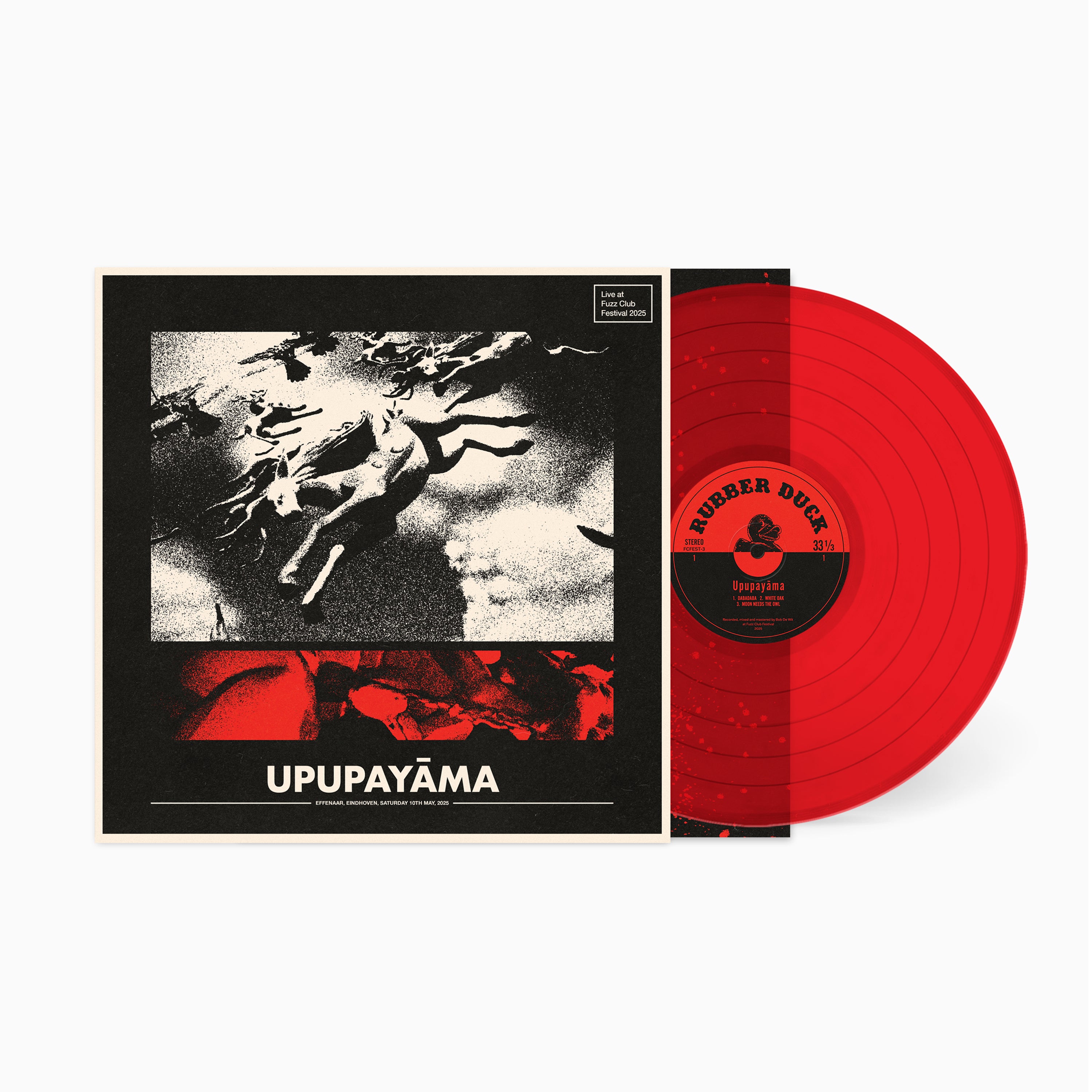 Upupayāma Live At Fuzz Club Festival vinyle rouge transparent