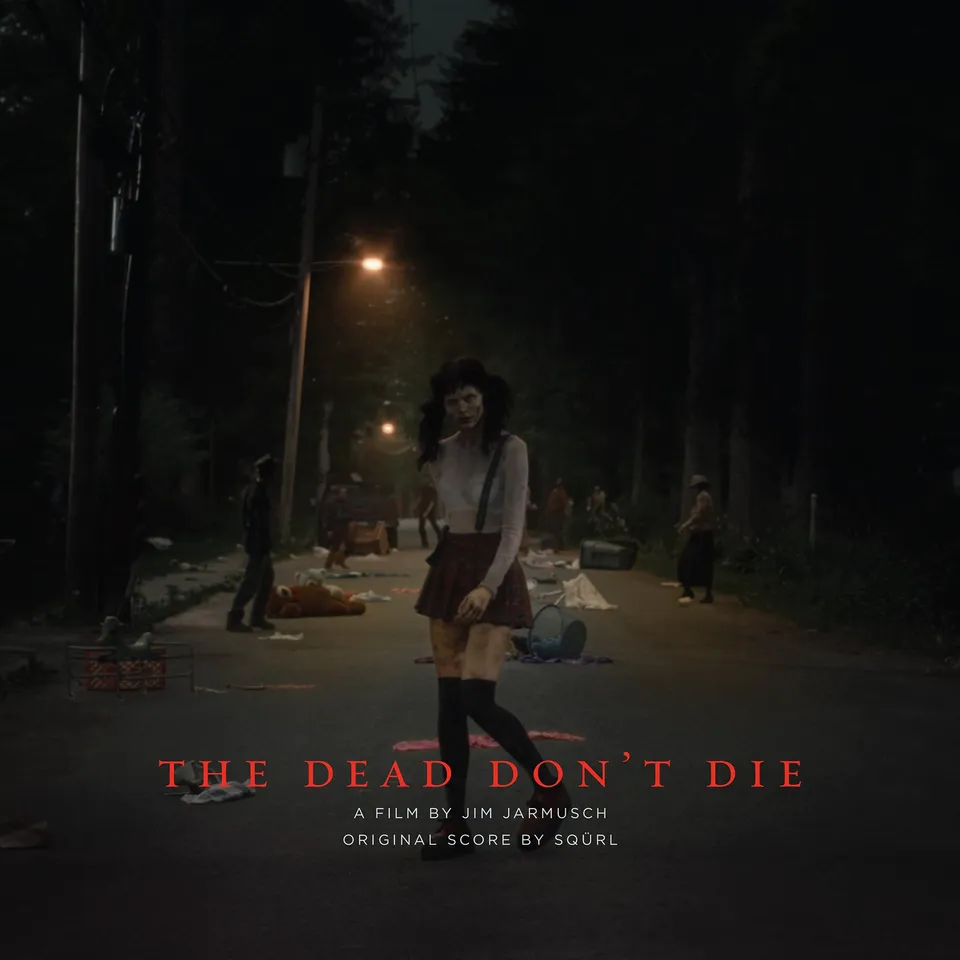 Waxwork Records The Dead Don't Die vinyle BO split rouge bleu