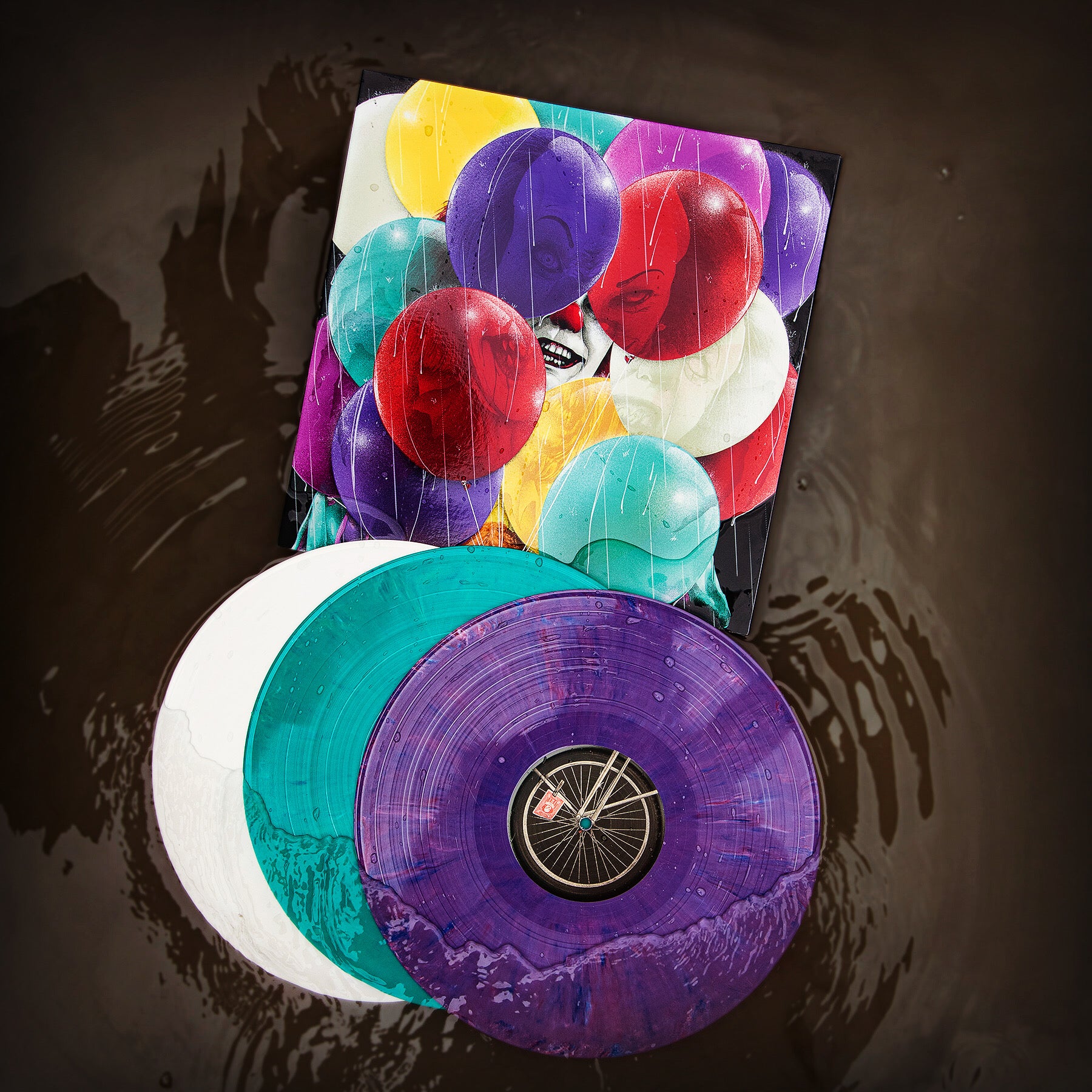 Waxwork Records Stephen King's IT triple vinyle Pennywise