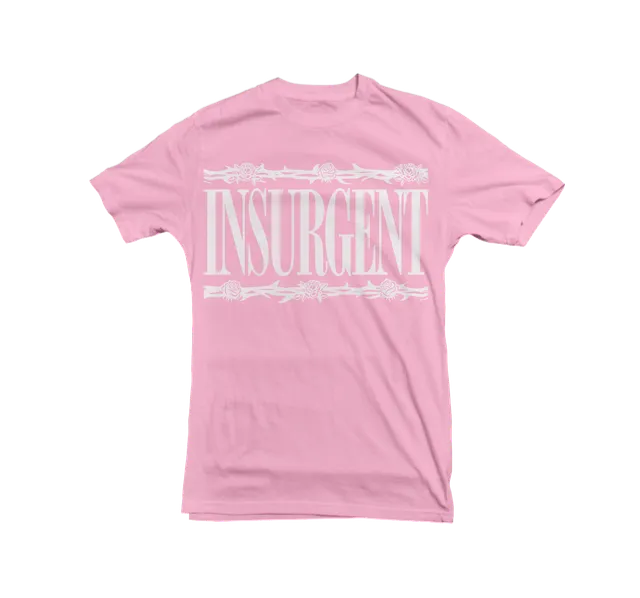 Useless Pride Insurgent T-shirt rose Pink coton