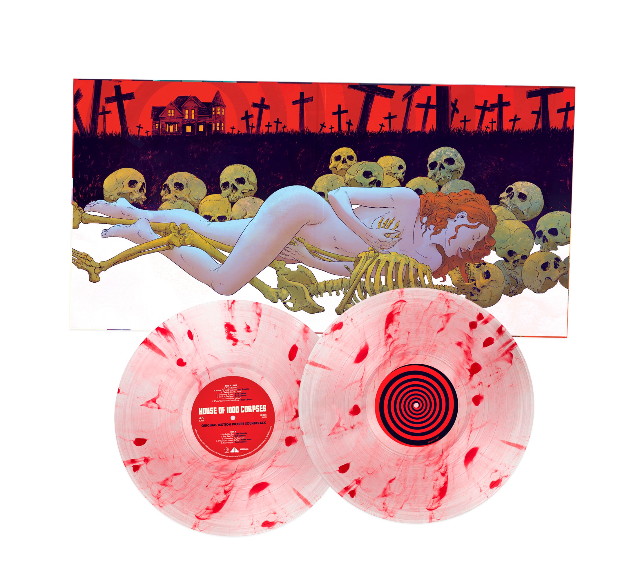 Waxwork Records House of 1000 Corpses double vinyle sang
