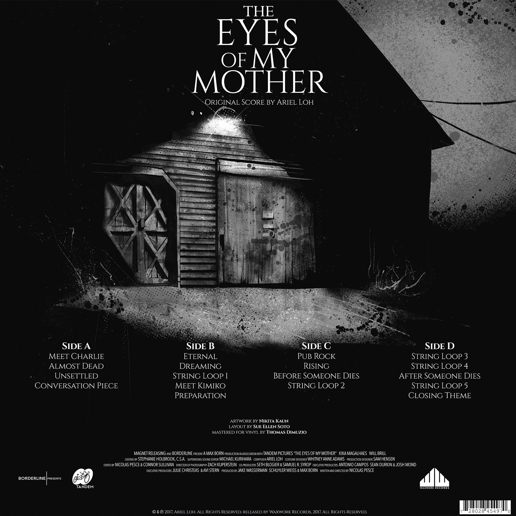 Waxwork Records The Eyes Of My Mother vinyle double LP splatter
