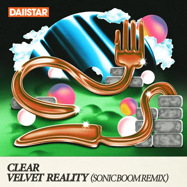 DAIISTAR Clear vinyle 7 pouces rose néon