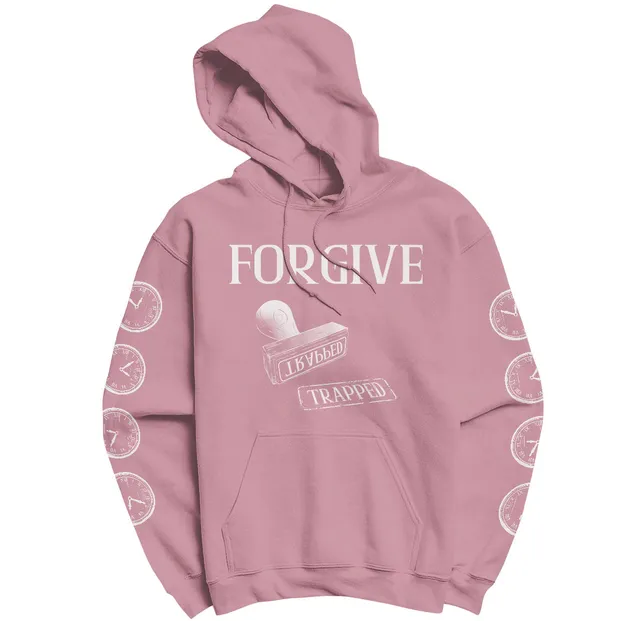 Useless Pride Forgive Hoodie rose Trapped 350 g