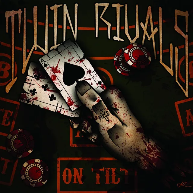 Twin Rivals On Tilt vinyle LP orange
