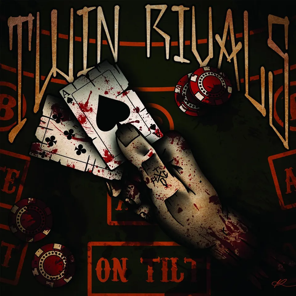 Twin Rivals On Tilt vinyle LP orange