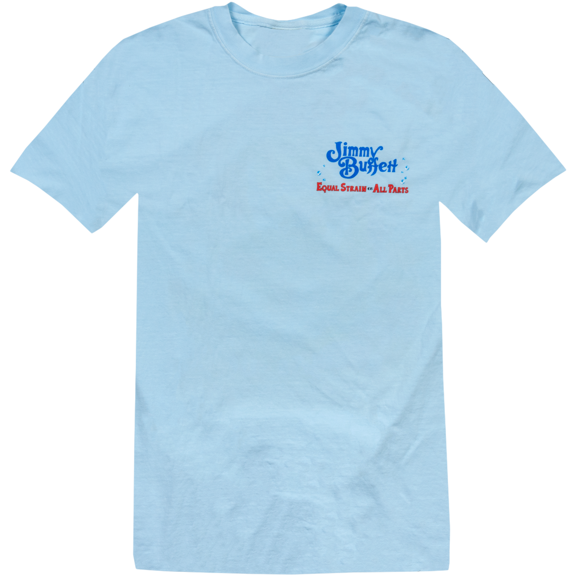 Jimmy Buffett Equal Strain on All Parts t-shirt chambray