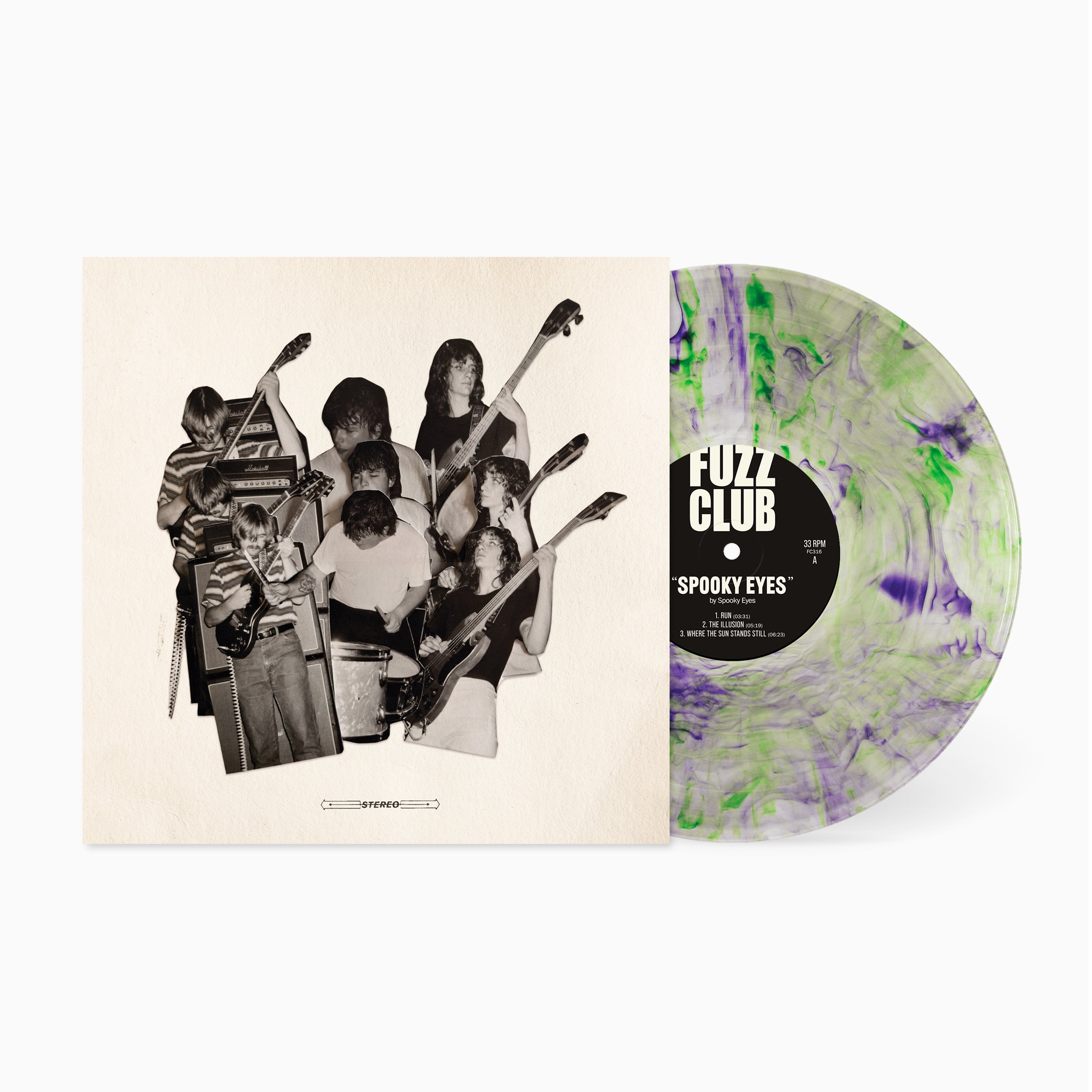 Spooky Eyes Spooky Eyes vinyle smoke vert violet