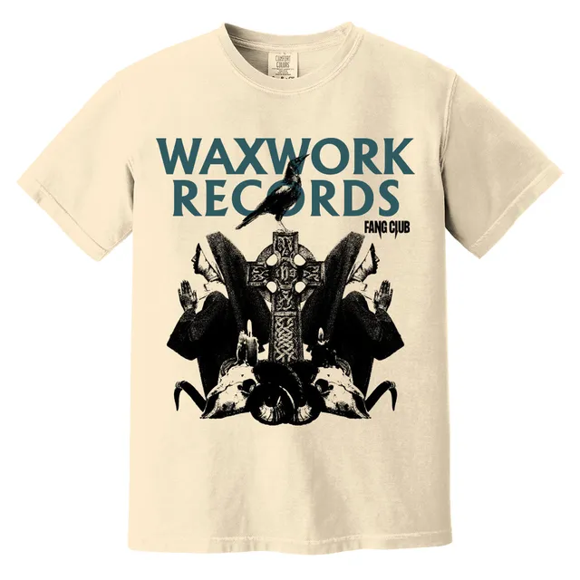 Waxwork Records Fang Club Sacrament II tee-shirt ivoire