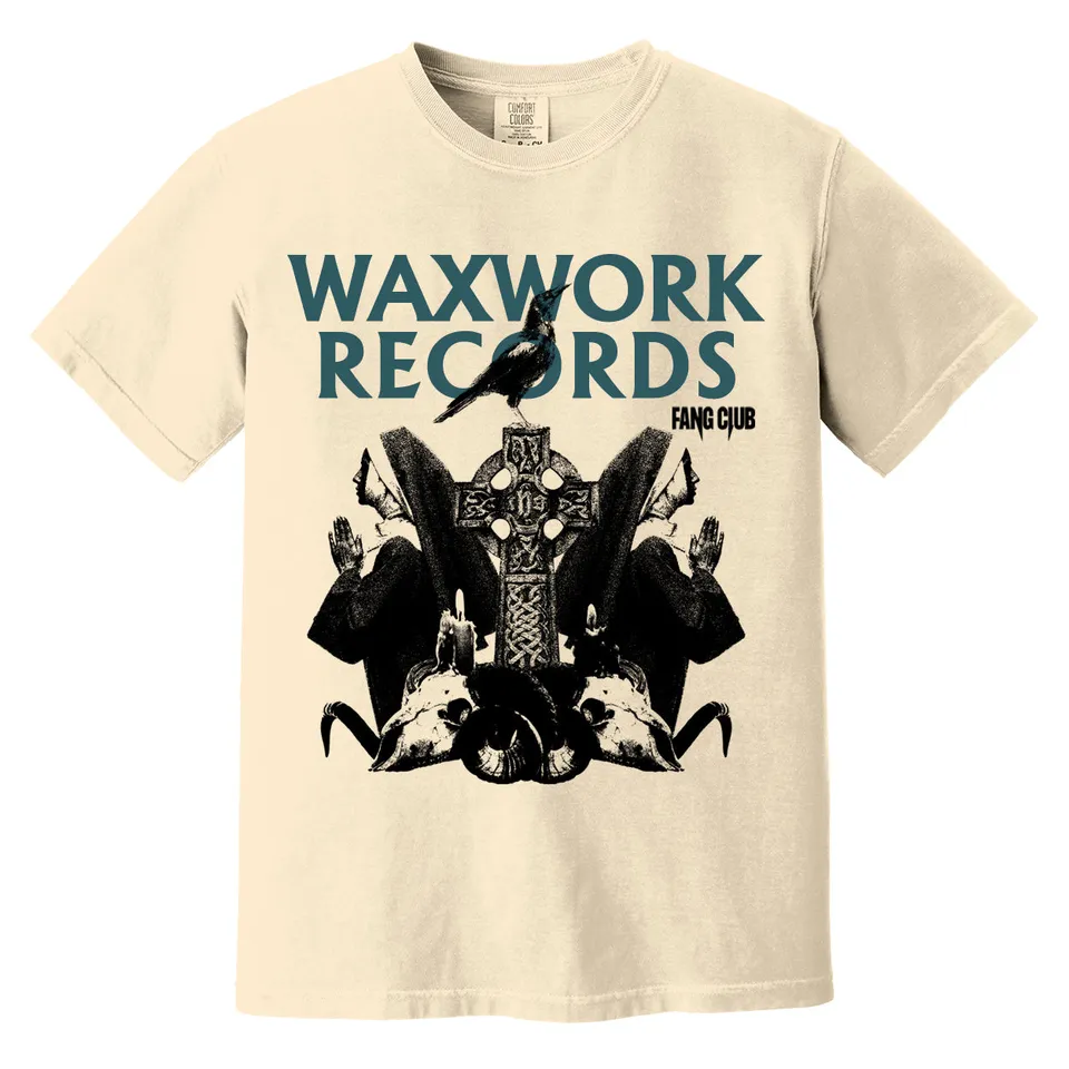 Waxwork Records Fang Club Sacrament II tee-shirt ivoire