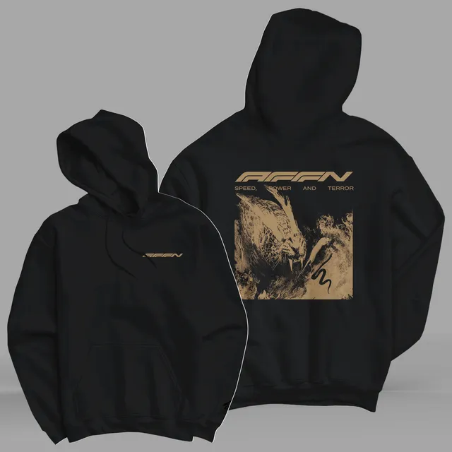 Affenpinshers Discharge R/V Hoodie sweat capuche coton bio