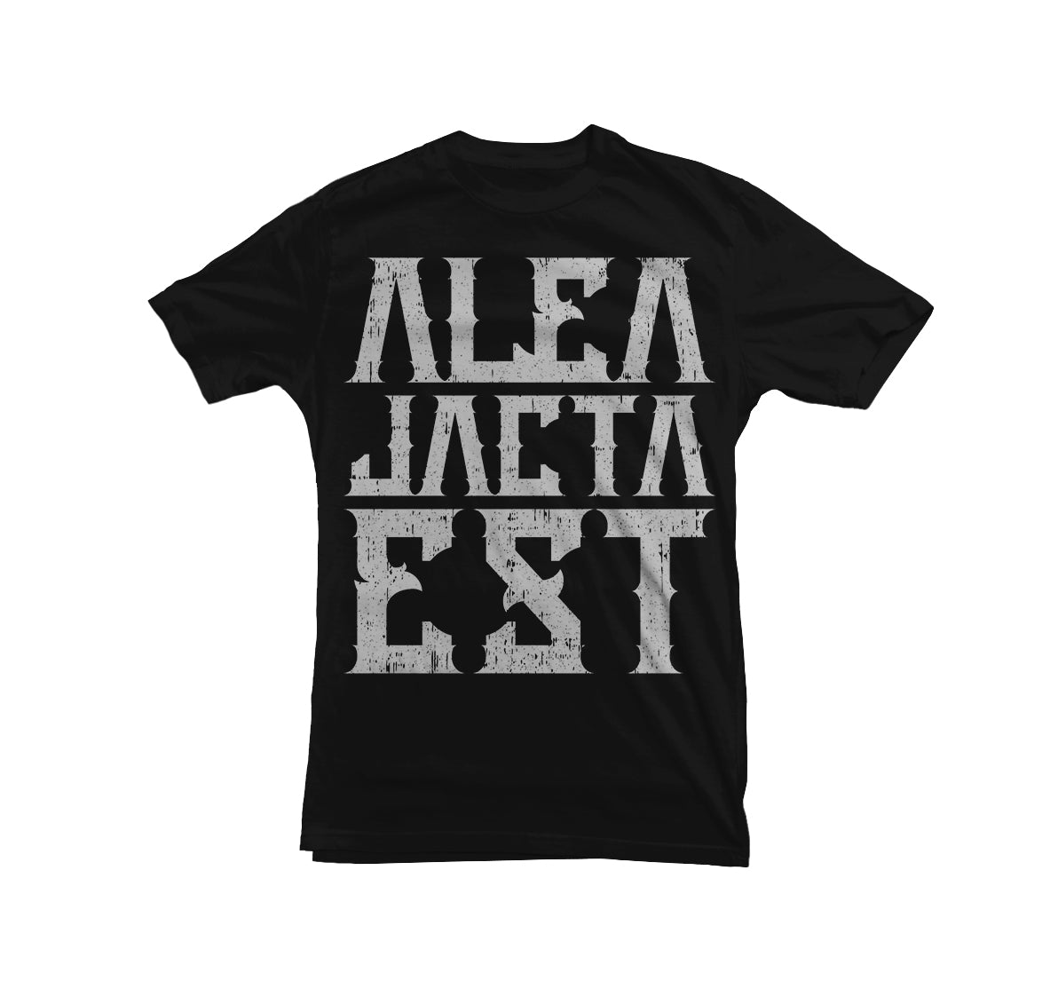 Alea Jacta Est T-shirt noir coton bio taille M