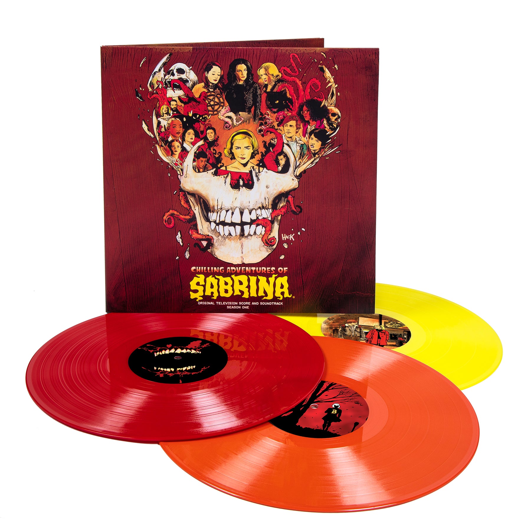 Waxwork Records Chilling Adventures Of Sabrina vinyle triple LP rouge