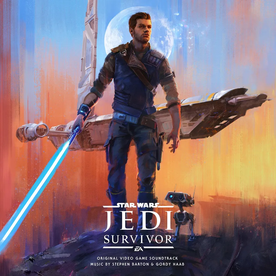 Waxwork Records Jedi Survivor vinyle 2LP Lightsaber 27 titres