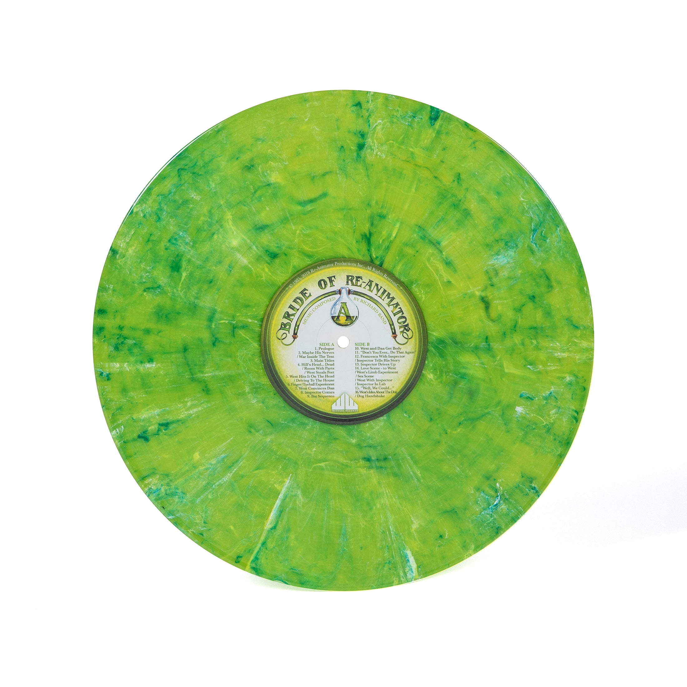 Waxwork Records Bride of Re-Animator vinyle 2xLP Re-Agent