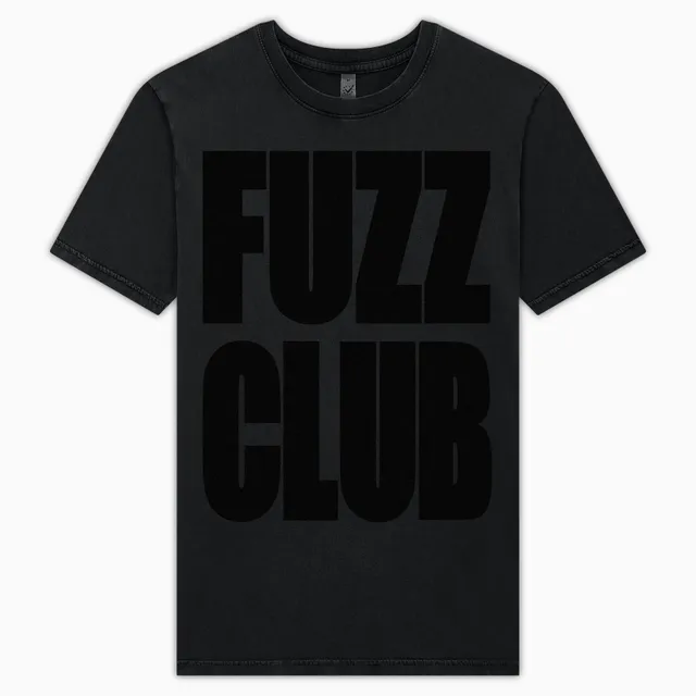 Fuzz Club Classic t-shirt noir logo noir taille L