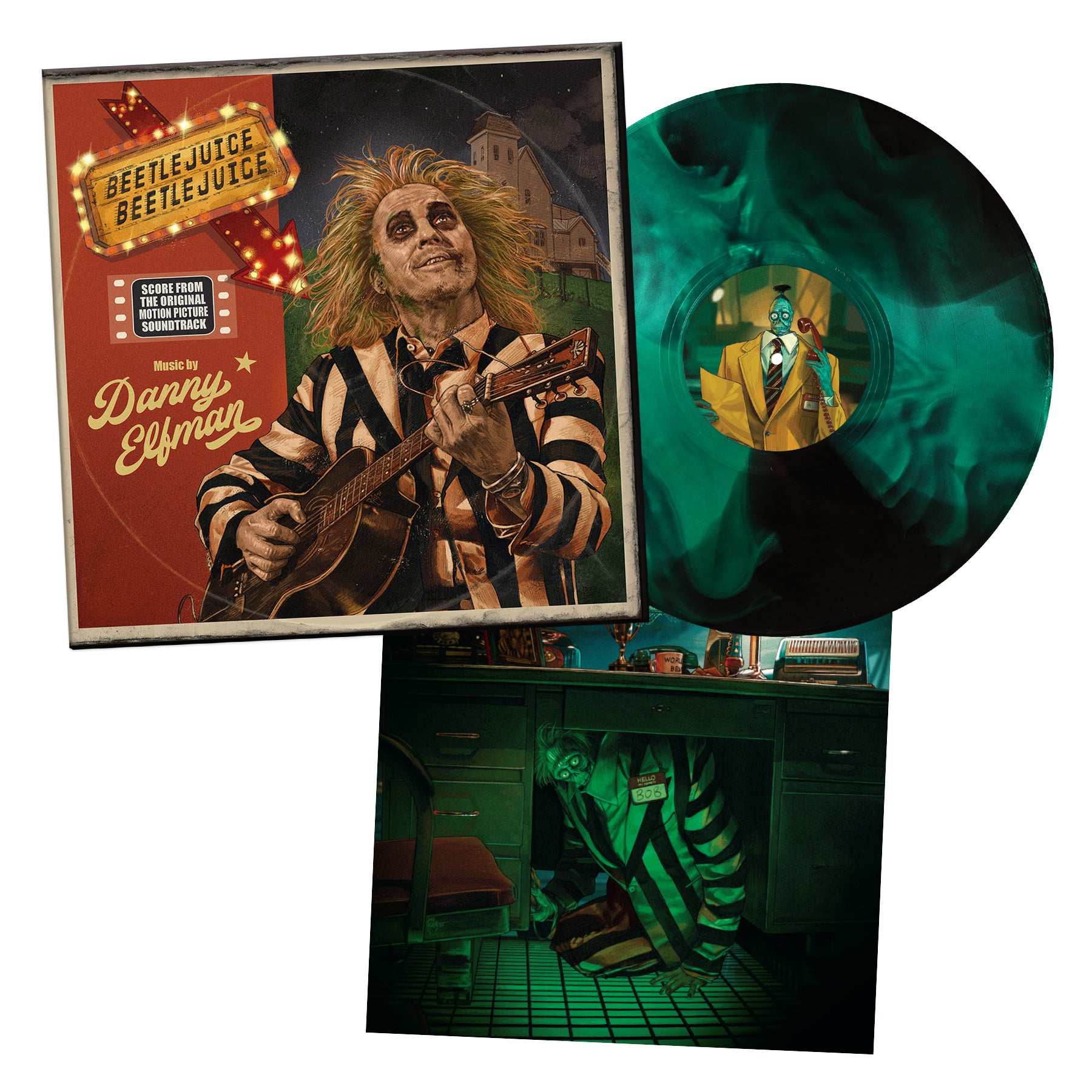 Waxwork Records Beetlejuice Beetlejuice vinyle score Elfman