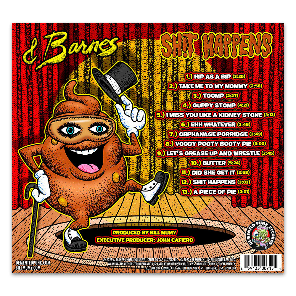 Barnes & Barnes Shit Happens CD gatefold 13 titres