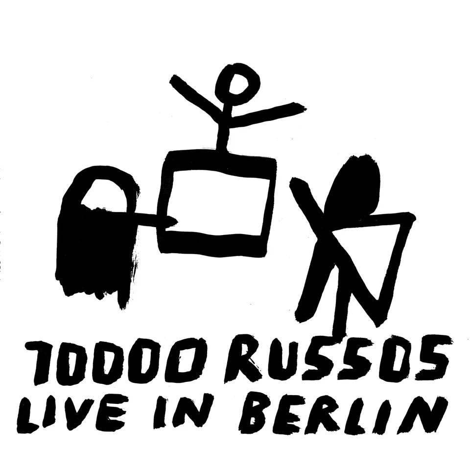 10 000 Russos Live In Berlin double vinyle Standard noir gravé