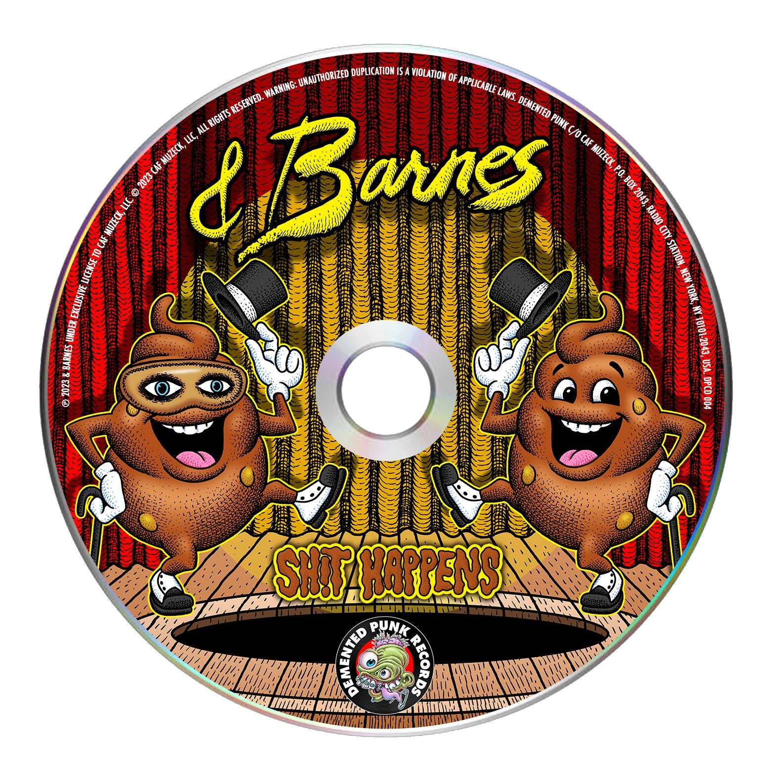 Barnes & Barnes Shit Happens CD gatefold 13 titres