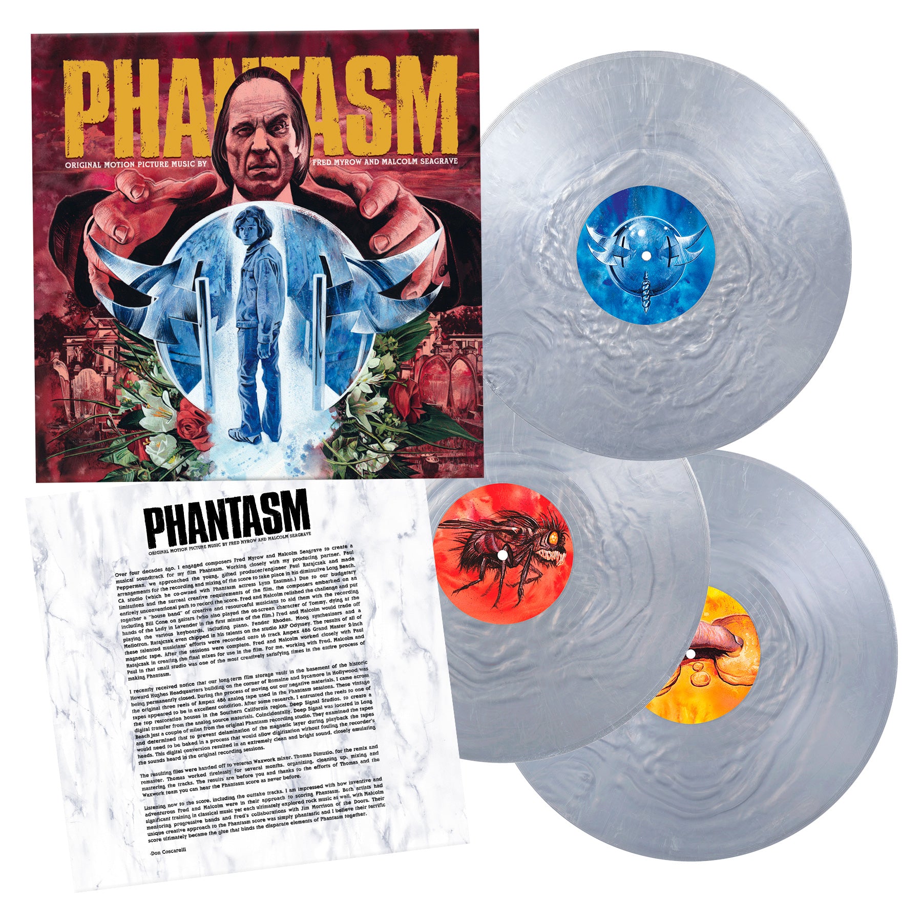 Waxwork Records Phantasm vinyle triple LP 45e anniversaire