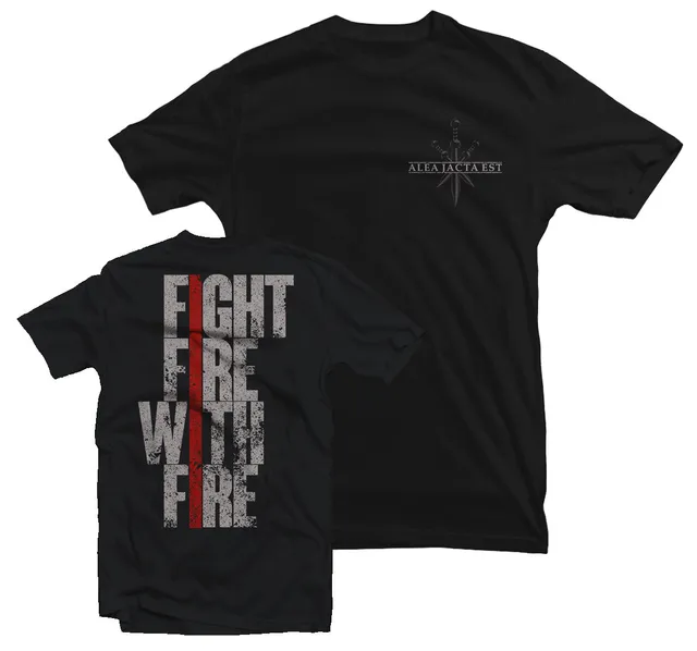 Alea Jacta Est FFWF T-shirt noir coton bio