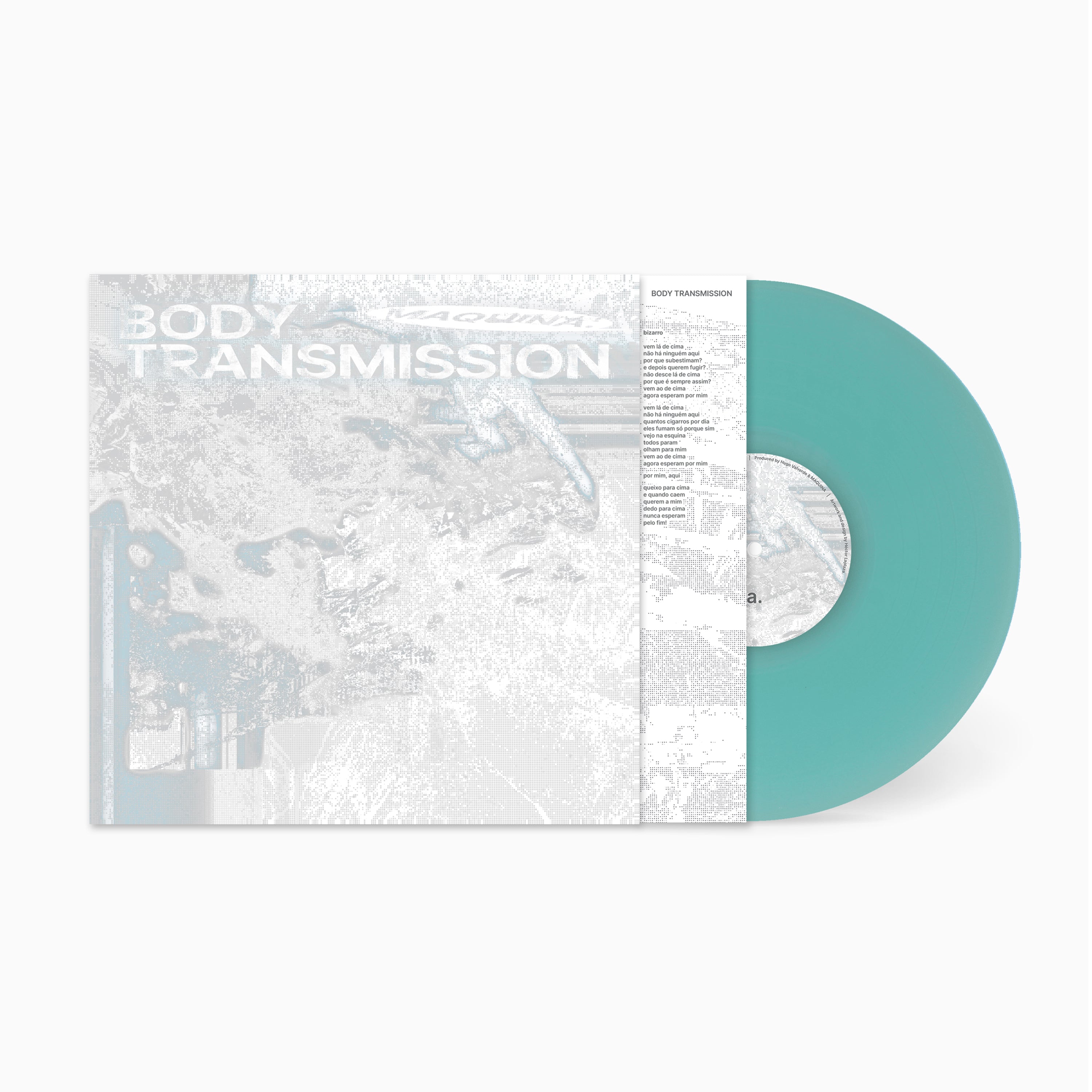 MAQUINA. BODY TRANSMISSION vinyle bleu électrique noise