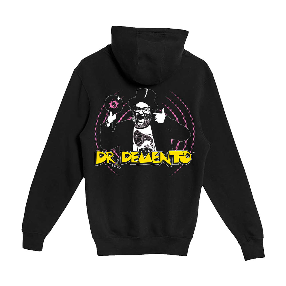 Dr Demento Keen hoodie zippé noir coton