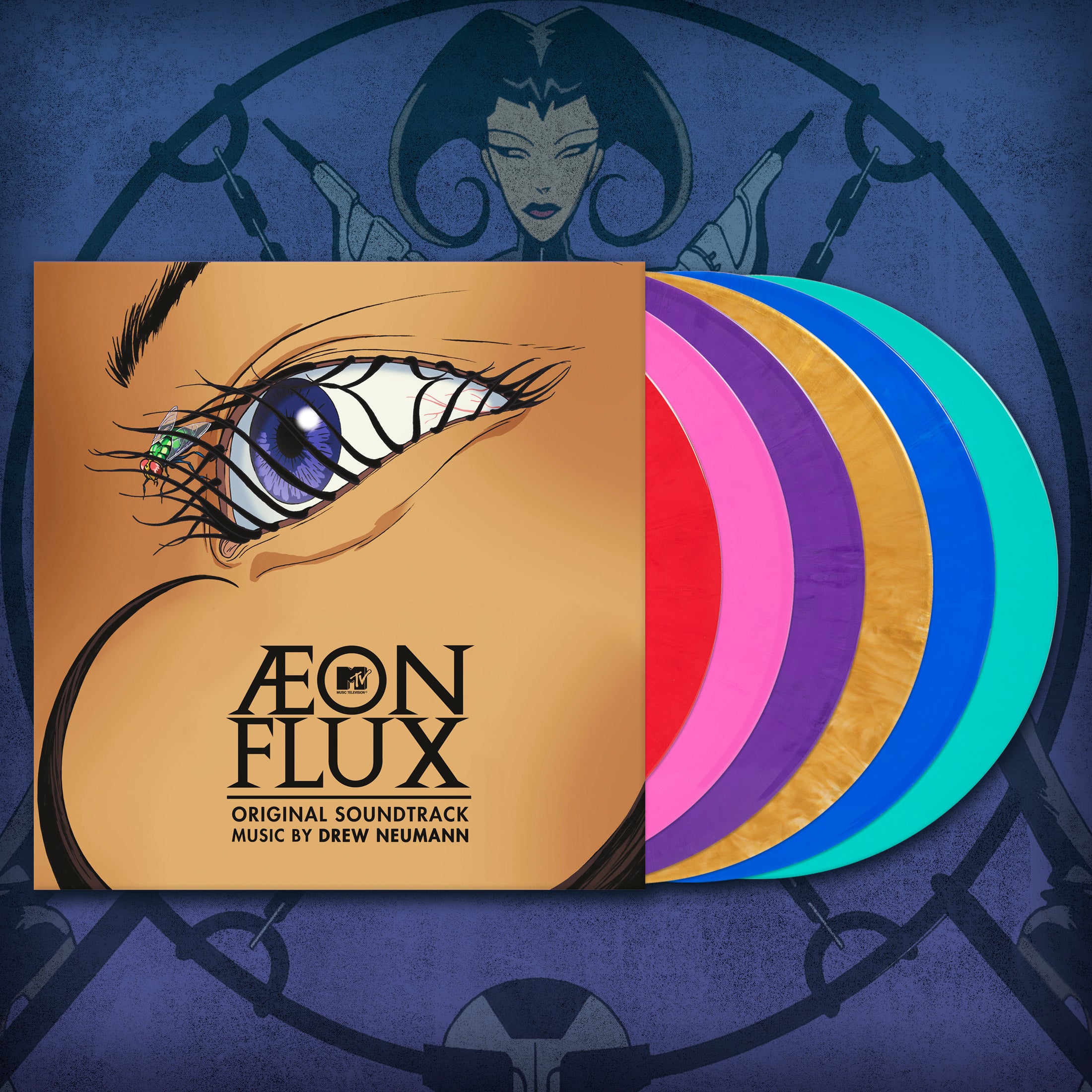 Waxwork Aeon Flux vinyle coffret série originale Neumann