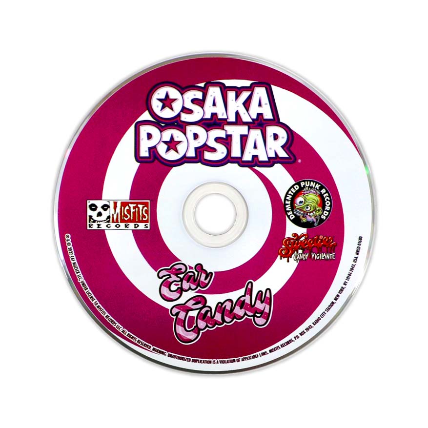 Osaka Popstar Ear Candy bundle CD deluxe + tee