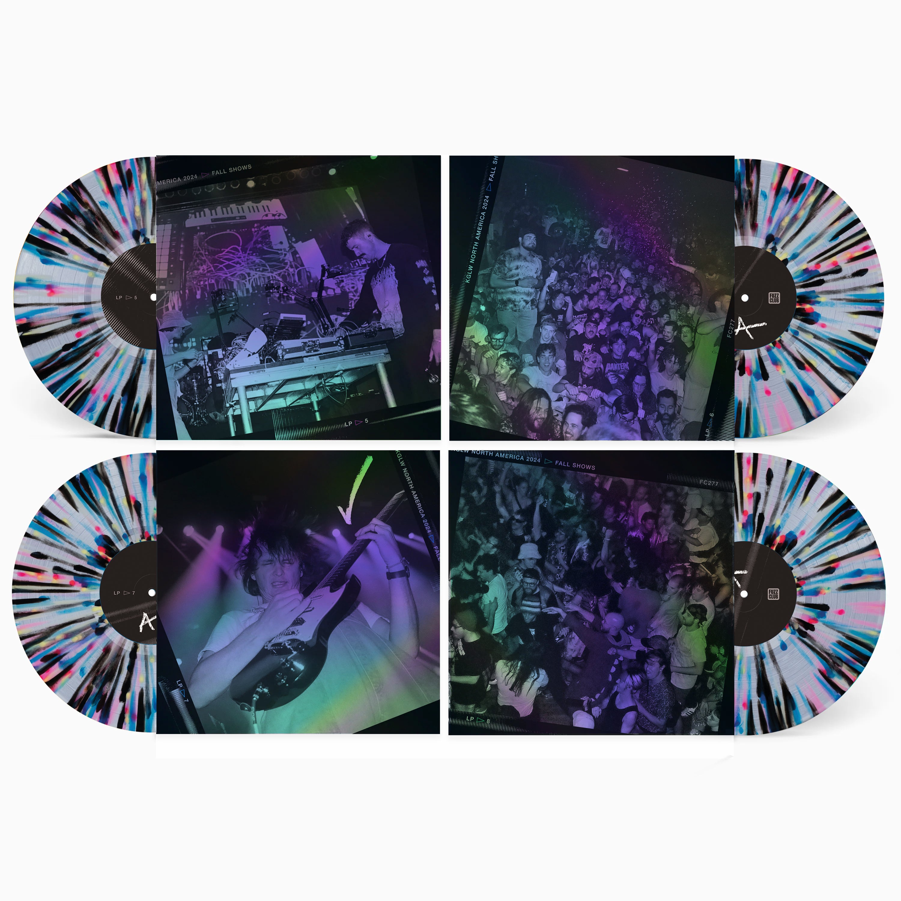 King Gizzard Tour 2024 coffret rainbow 8 vinyles livre