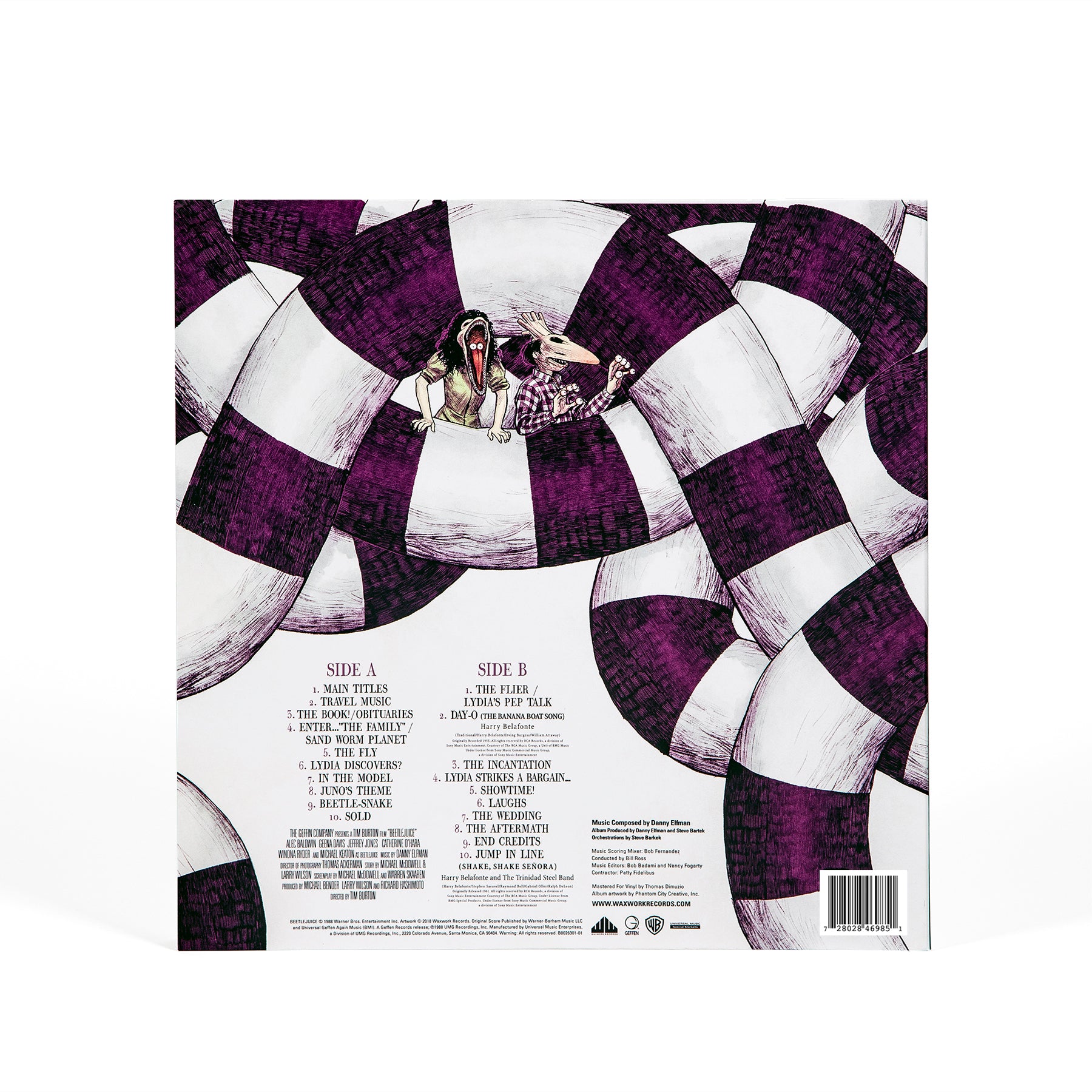 Waxwork Records Beetlejuice vinyle swirl 180g Elfman