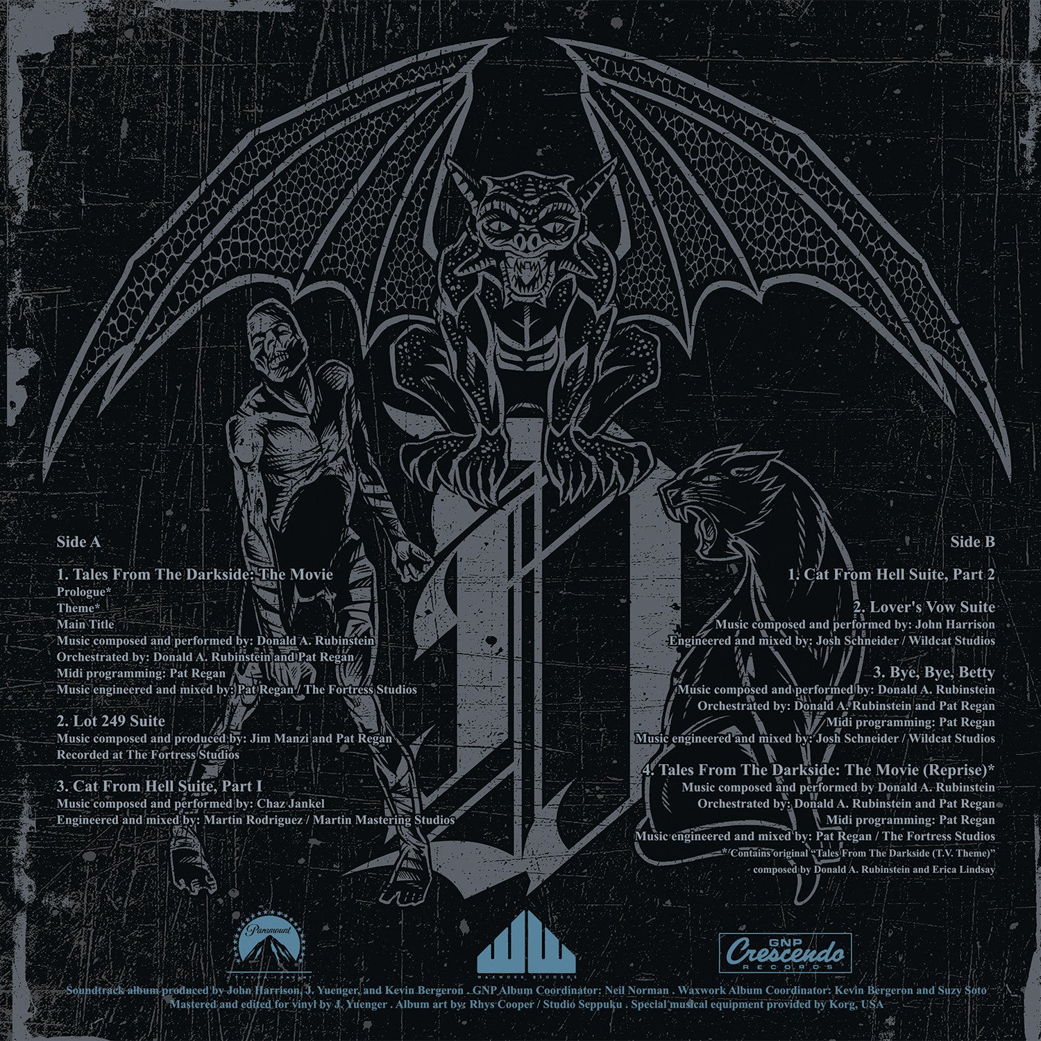 Waxwork Records Tales From The Darkside vinyle vert swirl